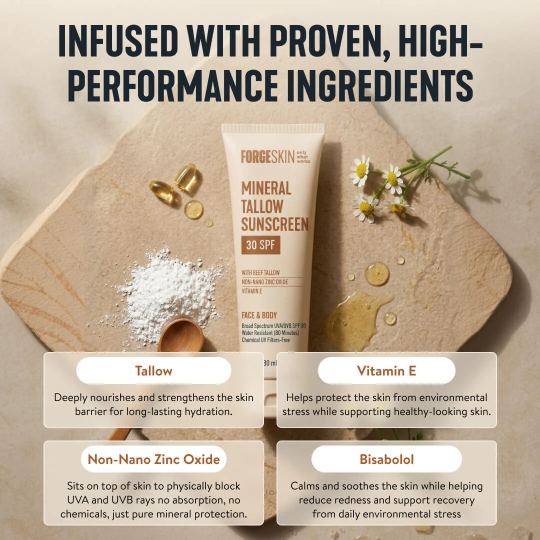 Mineral Tallow Sunscreen SPF30 - Image 5